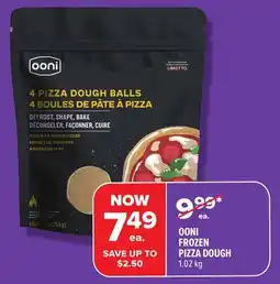 Metro OONI FROZEN PIZZA DOUGH offer