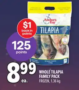 Metro WHOLE TILAPIA FAMILY PACK offer