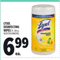 Metro LYSOL DISINFECTING WIPES offer