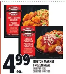 Metro BOSTON MARKET FROZEN MEAL offer