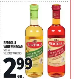 Metro BERTOLLI WINE VINEGAR offer