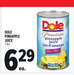 Metro DOLE PINEAPPLE JUICE offer