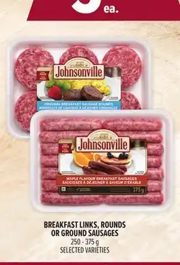 Metro JOHNSONVILLE BREAKFAST LINKS, ROUNDS OR GROUND SAUSAGES offer