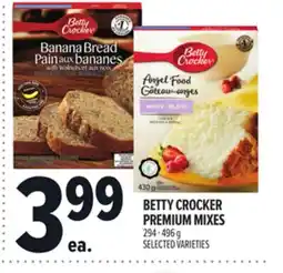 Metro BETTY CROCKER PREMIUM MIXES offer