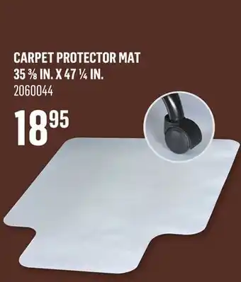 Canac Carpet Protector Mat 35 3/8 in. x 47 1/4 in offer