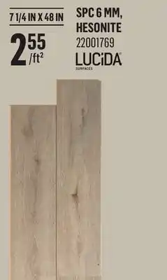 Canac Vinyl Flooring offer