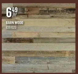 Canac Barn Wood Wall Cladding offer