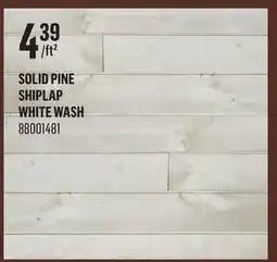 Canac Solid Pine Shiplap Wall Cladding offer