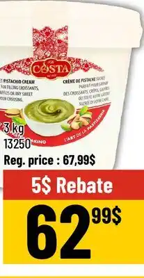 Mayrand Sweet Pistachio Cream Costa offer