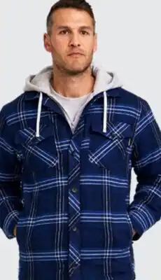 L'équipeur Chemises de travail à capuche en flanelle piquée Dakota WorkPro pour hommes offer