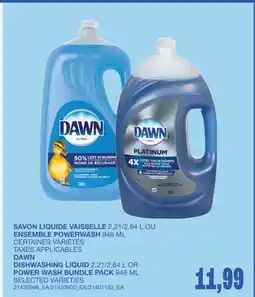 Wholesale Club SAVON LIQUIDE VAISSELLE 2,21/2,64 L OU ENSEMBLE POWERWASH 946 ML offer