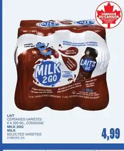 Wholesale Club LAIT, 6 X 200ML offer