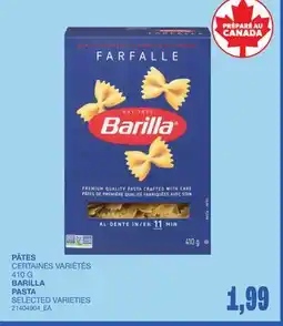 Wholesale Club PÂTES, 410G offer