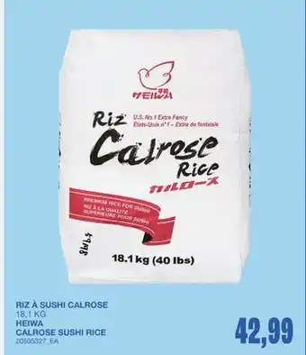 Wholesale Club RIZ À SUSHI CALROSE offer