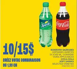 Wholesale Club BOISSONS GAZEUSES, 24 X 500ML, CONSIGNE offer