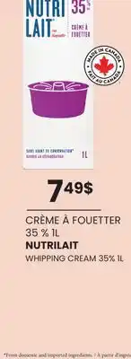 Wholesale Club CRÈME À FOUETTER 35% offer