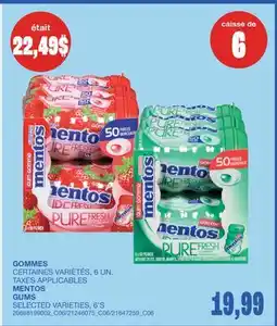 Wholesale Club GOMMES, 6 UN offer