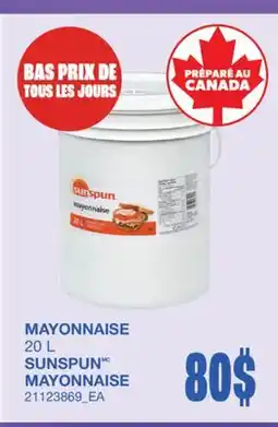 Wholesale Club MAYONNAISE offer