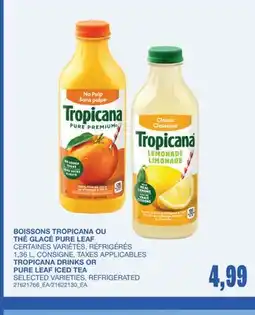 Wholesale Club BOISSONS OU THÉ GLACÉ offer