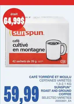 Wholesale Club CAFÉ TORRÉFIÉ ET MOULU, 1,3-2,1KG offer