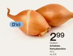 Avril échalotes françaises bios offer