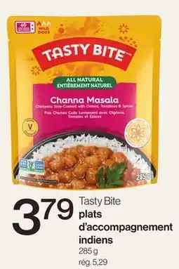 Avril Plats d'accompagnement indiens offer