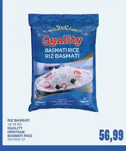Wholesale Club QUALITY RIZ BASMATI offer