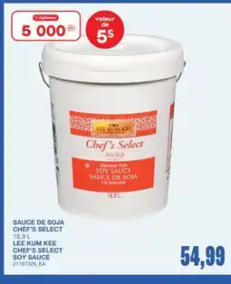 Wholesale Club SAUCE DE SOJA CHEF'S SELECT offer