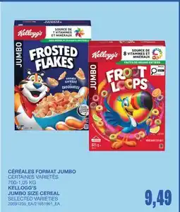 Wholesale Club CÉRÉALES FORMAT JUMBO, 700-1,05KG offer