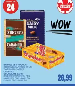 Wholesale Club BARRES DE CHOCOLAT, 24 UN offer