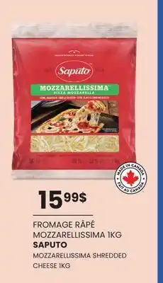 Wholesale Club FROMAGE RÂPÉ MOZZARELLISSIMA offer