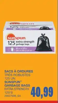 Wholesale Club SACS À ORDURES TRÈS ROBUSTES, 125 UN offer