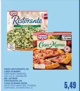 Wholesale Club PIZZA RISTORANTE OU CASA DI MAMA, 320-410G offer