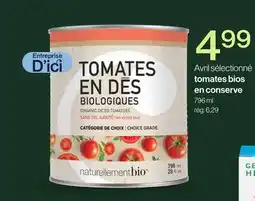 Avril Tomates bios en offer