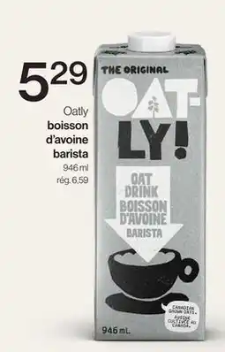 Avril Boisson d'avoine barista offer