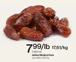 Avril dattes Medjool bios offer
