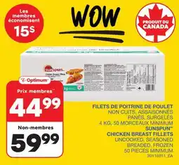 Wholesale Club FILETS DE POITRINE DE POULET offer