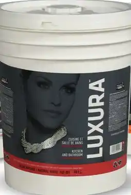 Canac Luxura Kitchen Bathroom Interior Latex Paint White& Colours 18.9L offer