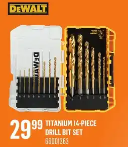 Canac Dewalt Titanium 14-Piece Drill Bit Set offer