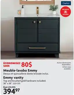 Home Hardware Emmy vanity offer