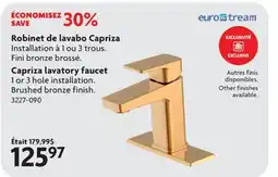 Home Hardware Capriza lavatory faucet offer