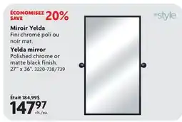 Home Hardware Yelda mirror offer