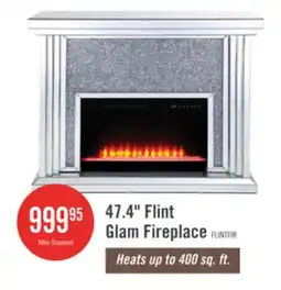 The Brick 47.4 Flint Glam Fireplace offer