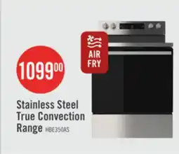 The Brick Hisense 30 5.8 Cu. Ft. 5-Element Electric Range with True Convection - Stainless Steel - HBE3502CAS offer