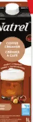 Walmart Natrel vanilla, hazelnut or caramel coffee creamer offer