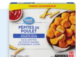 Walmart Great Value breaded chicken nuggets or strips offer