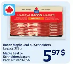 Walmart Maple Leaf or Schneiders bacon offer