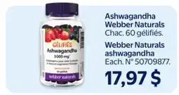 Walmart Webber Naturals ashwagandha offer