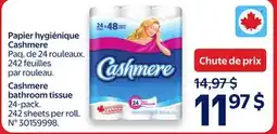 Walmart Cashmere bathroom tissue offer