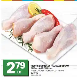 L'Intermarché PILONS DE POULET FRAIS AVEC PEAU | FRESH CHICKEN DRUMSTICKS offer
